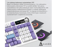 Ajazz AK980 V2 Gift Switch V2 Purple White Blue z ekranem - 1536373 - zdjęcie 10